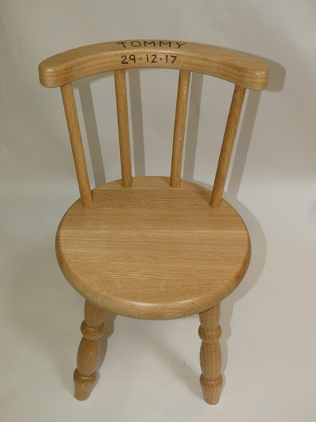 Lacquered Oak Chair